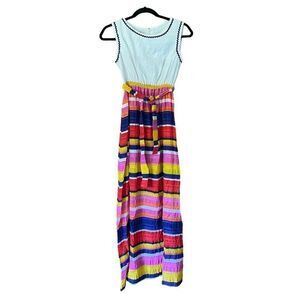 Vintage 1960s Mod Maxi Dress Mad Men